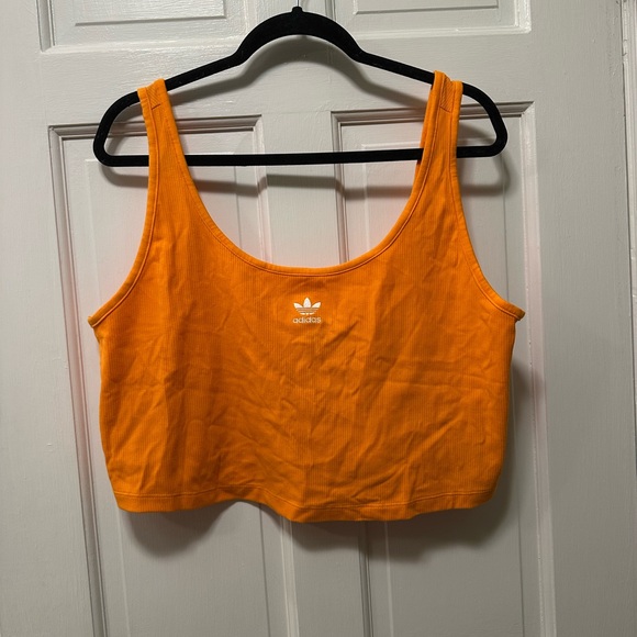 Adidas Essentials Tank‎ Rib Crop Top - Picture 2 of 7